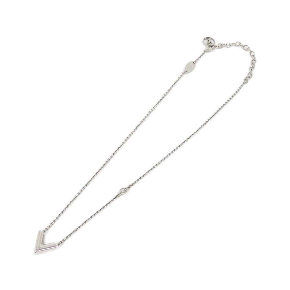 LOUIS VUITTON Silver Necklace - Picture 2 of 5